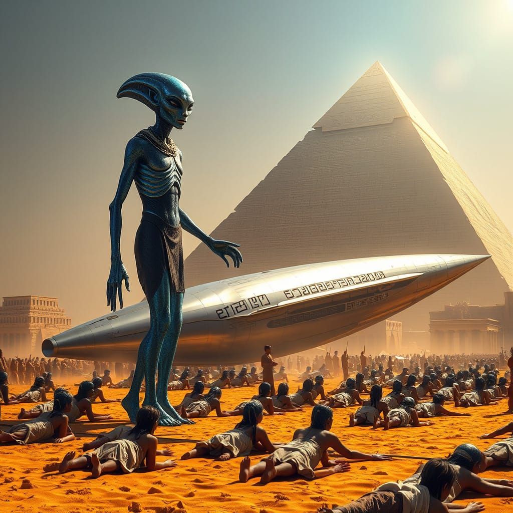 Otherworldly Deity Visits Ancient Egypt in a Spectacular Cyb...