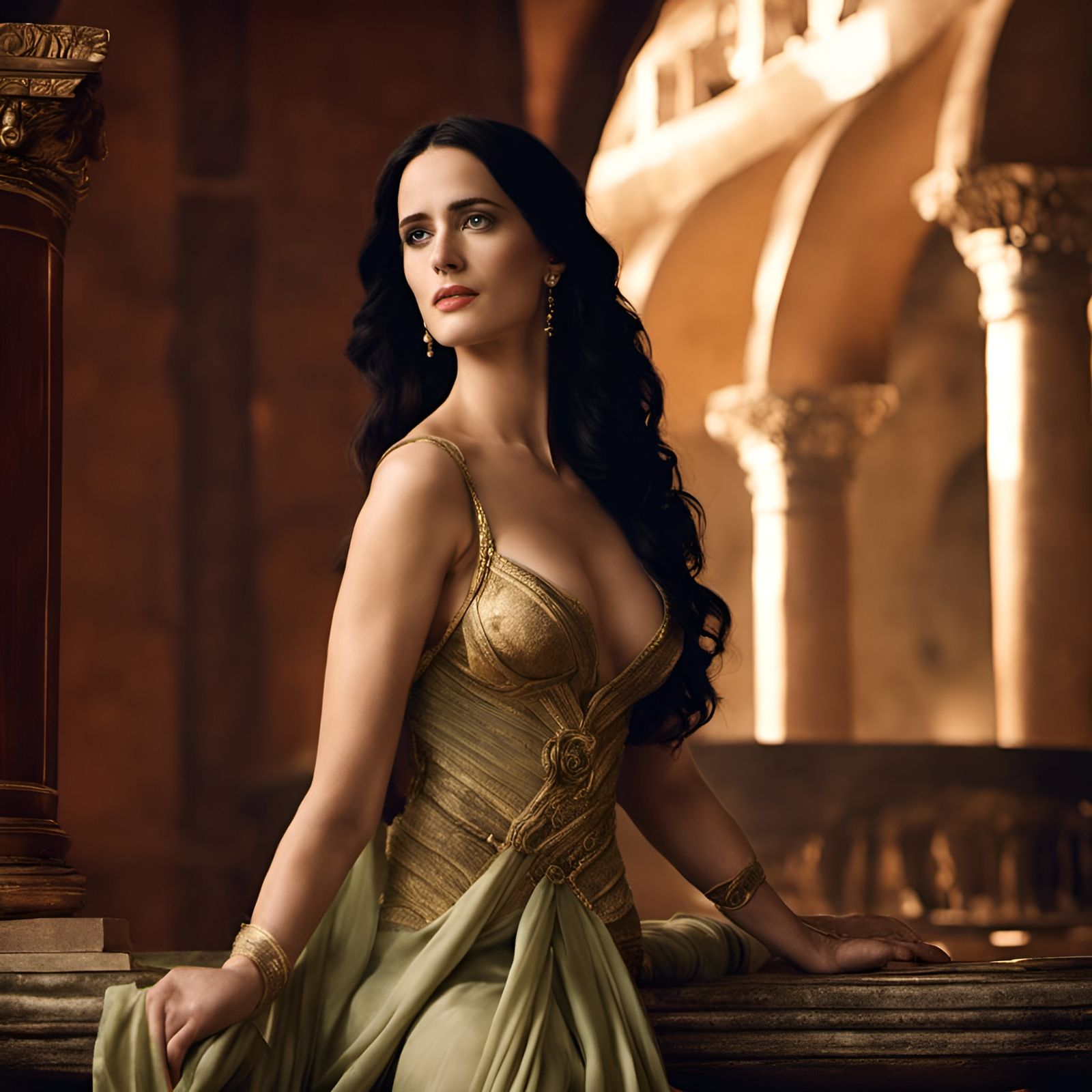Eva Green as roman lady