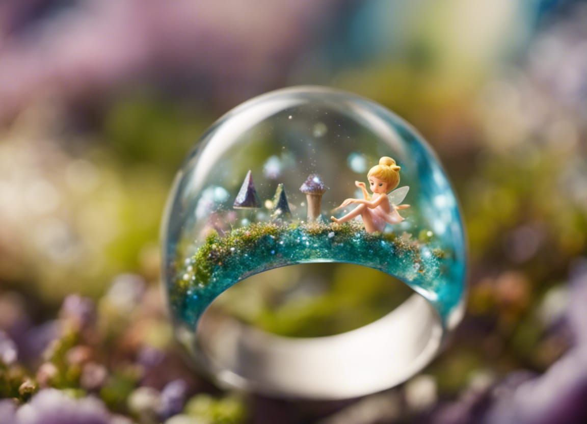 Magical Wonderland Inside Resin Ring