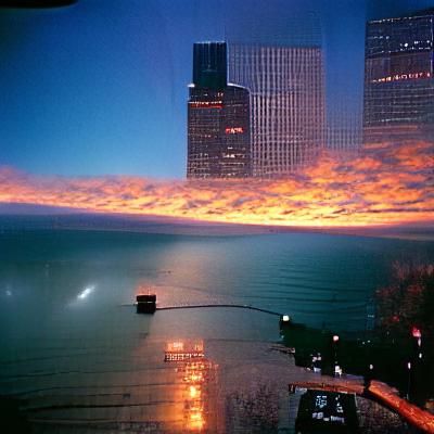 Chicago Sunrise: A 1999 Morning