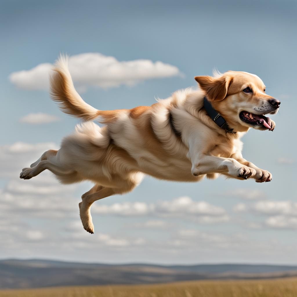 Dog Piloting Airplane: An AI Interpretation