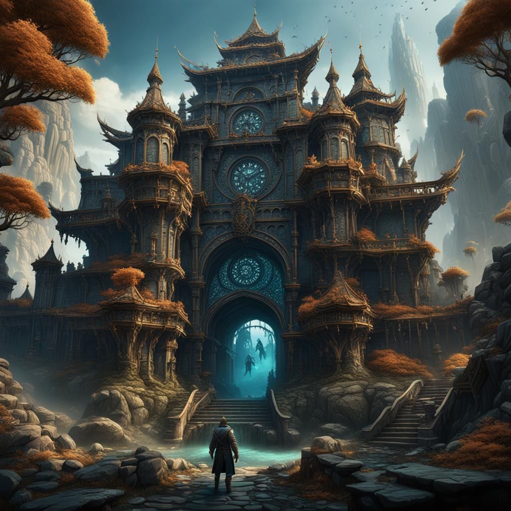 Detailed Matte Painting of a Man in Unreal Engine