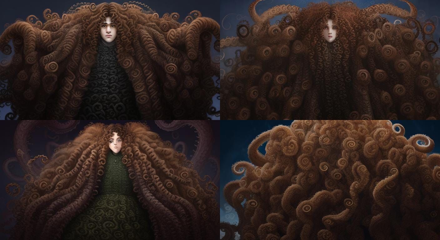 Furry Tentacles: A Bizarre and Surreal Image