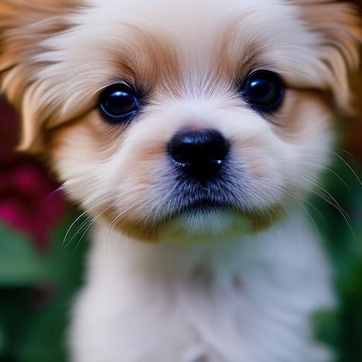 Adorable Vampire Dog in Hyperdetailed Digital Art