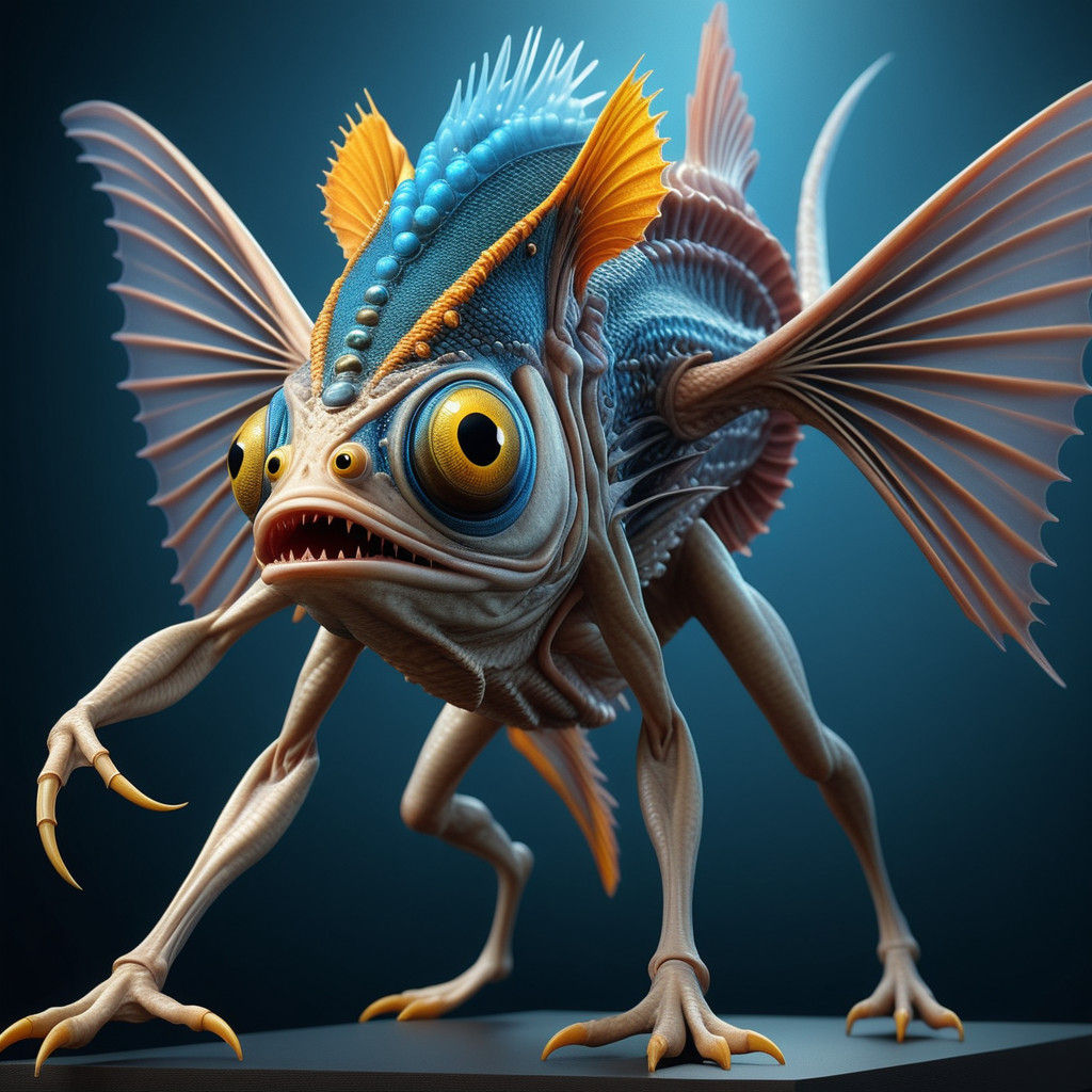 Airfish with 5 Legs...