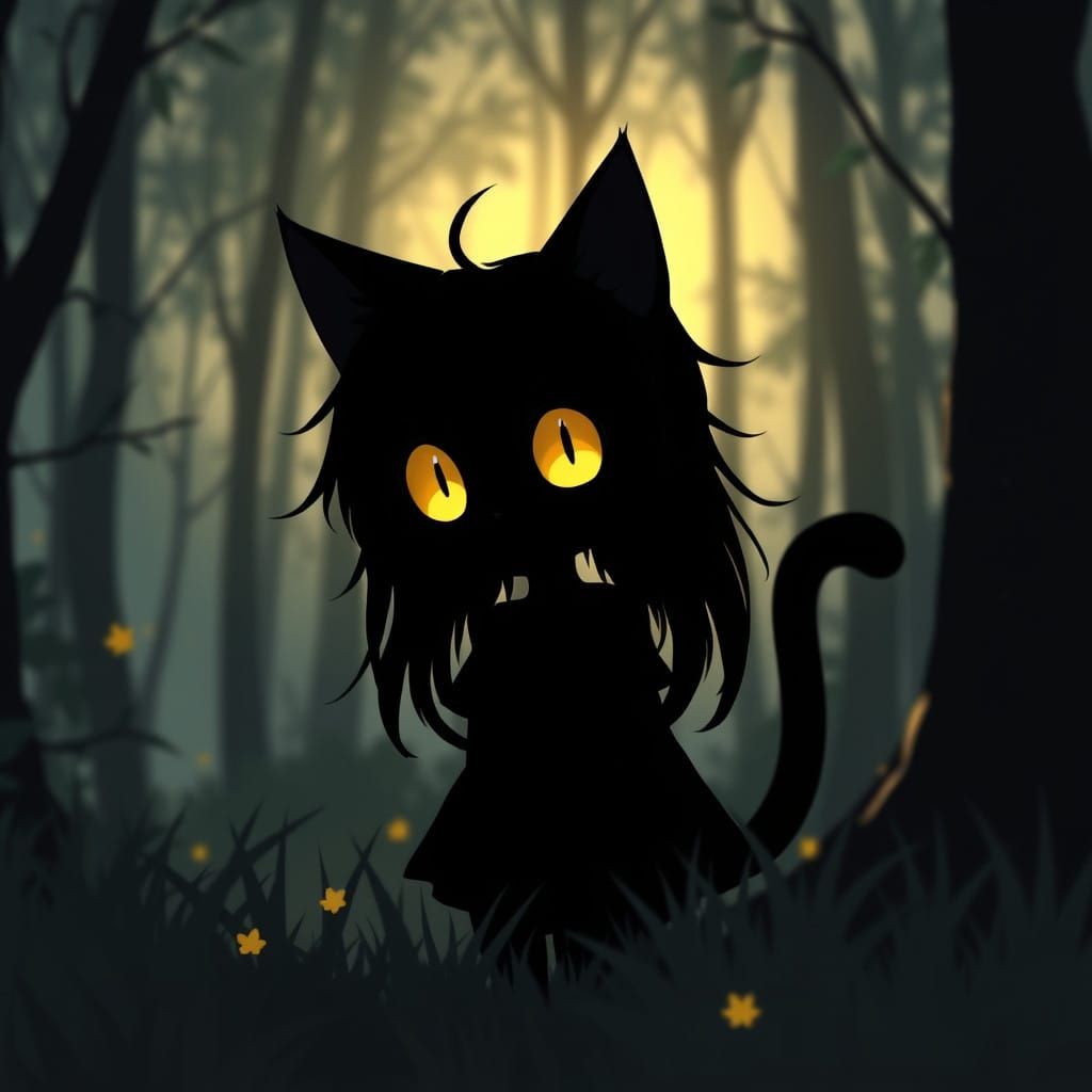 Whispering Woods Anime Catgirl