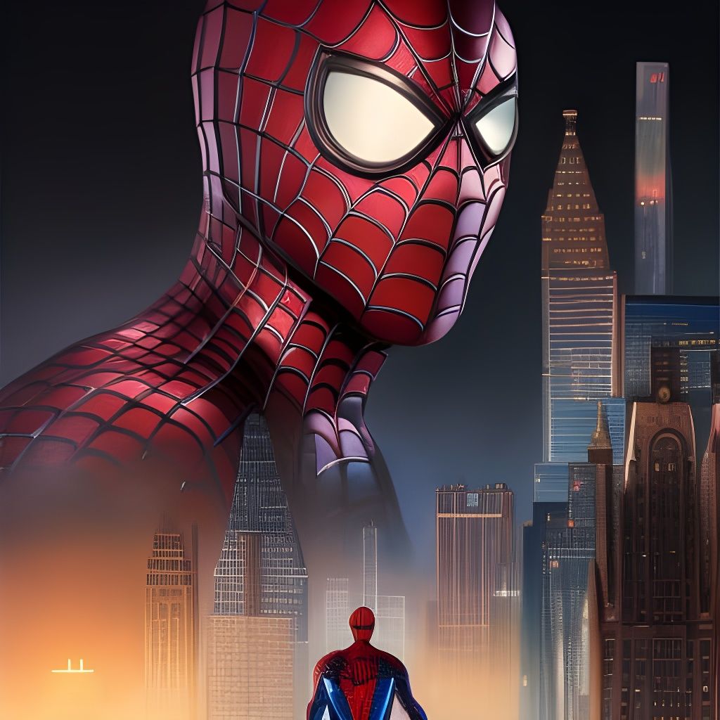 Steampunk Spider-Man Portrait with Night Vision Goggles