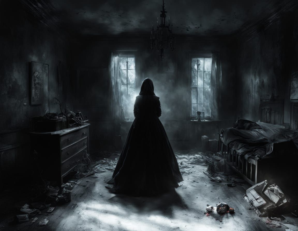 A Hauntingly Beautiful Ghost in a Forgotten Nursery