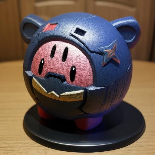 Detailed Kirby Illustration in Sharp Focus