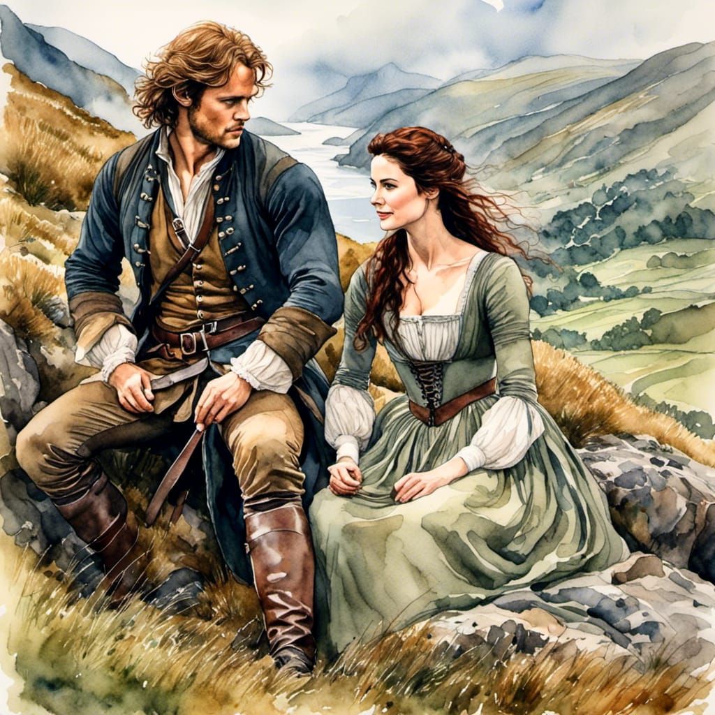 Jamie and Claire - Outlander