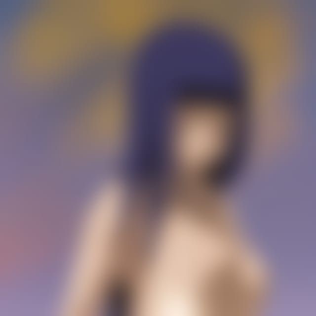 Hinata Hyuga in Studio Ghibli Anime Style