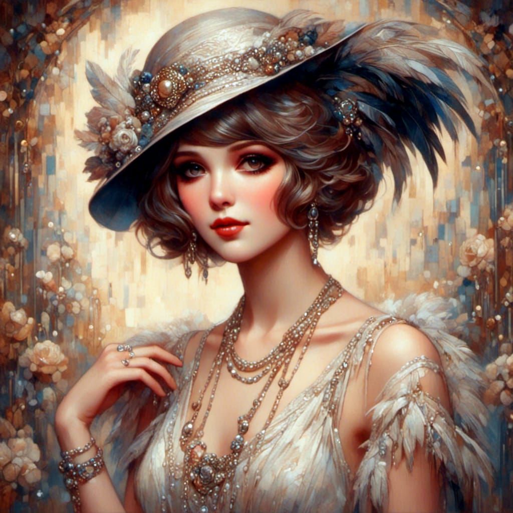 Flapper in New Orleans: Art Deco Nouveau Style