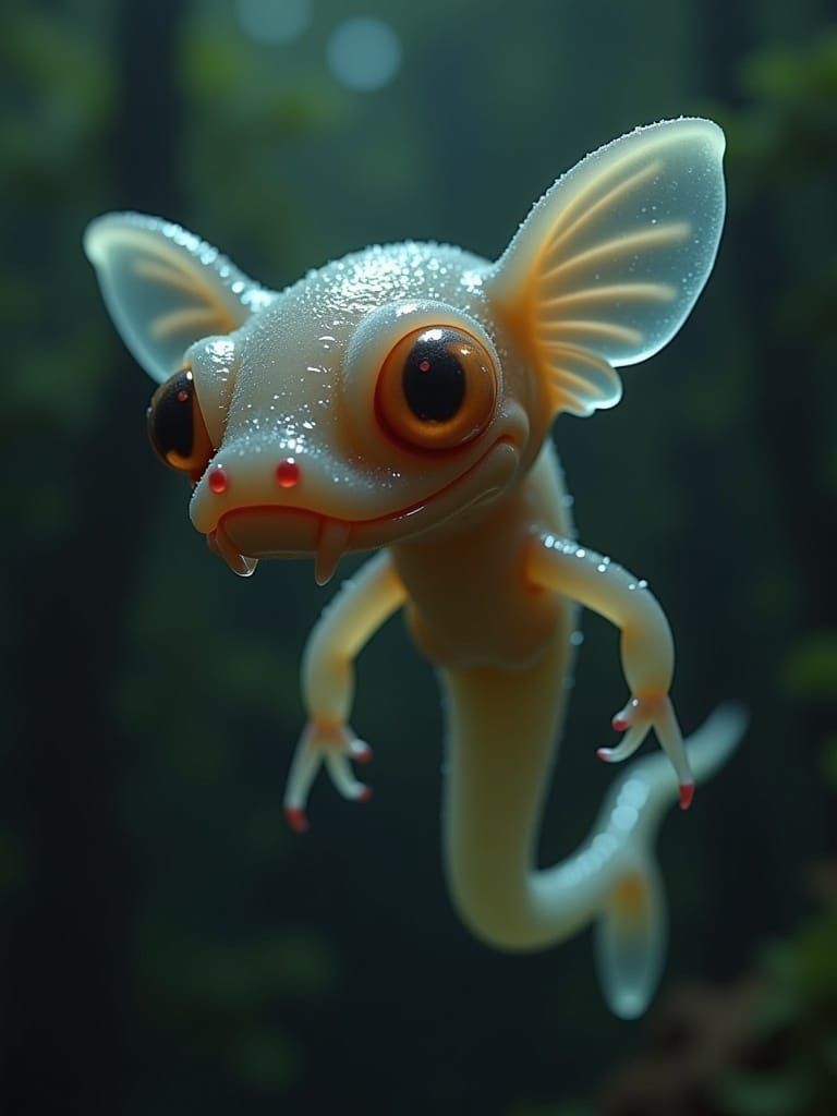 Creature From Black Lagoon Tadpole in Giger Style