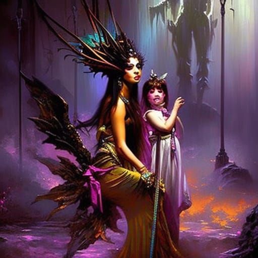 Dark Fantasy Surrealist Masterpiece