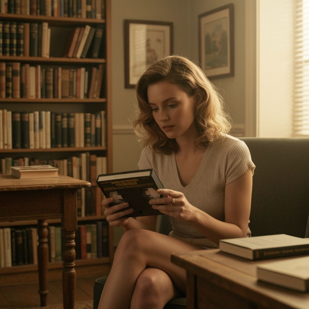 Nostalgic Moment with VHS Tape in Surrealist Style