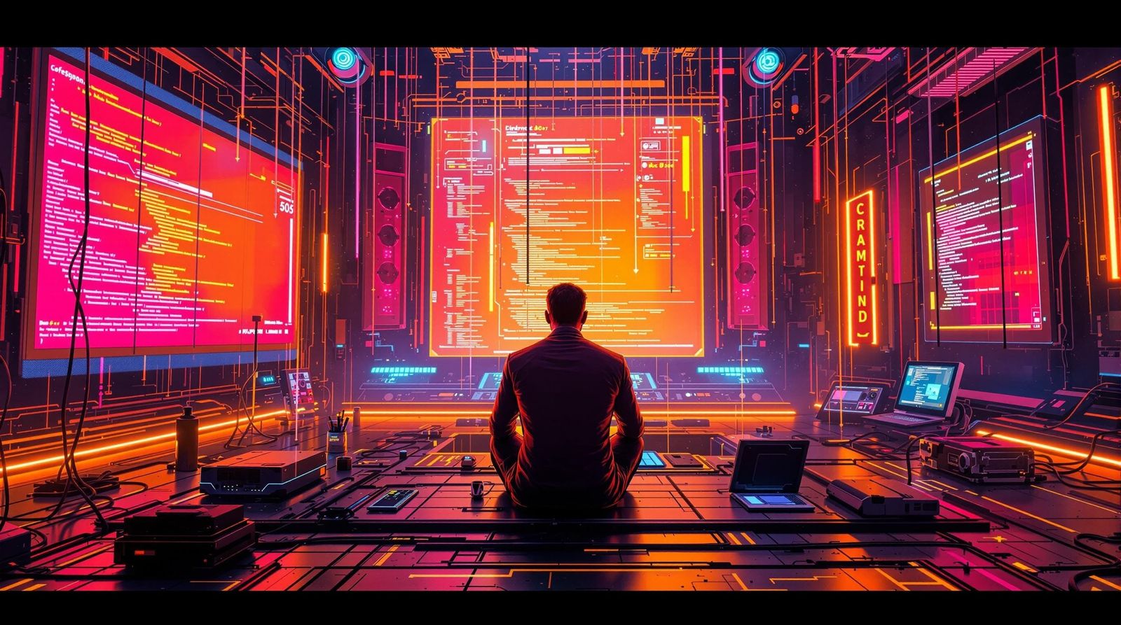 Neon Dreams in a Cyberpunk Metropolis
