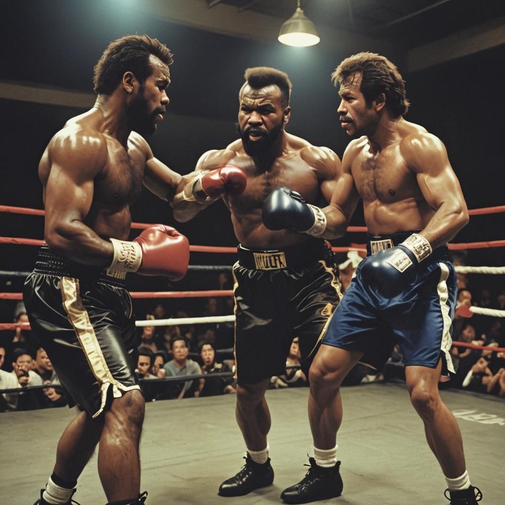 Cinematic Boxing Match: Mr. T vs Stuttering John