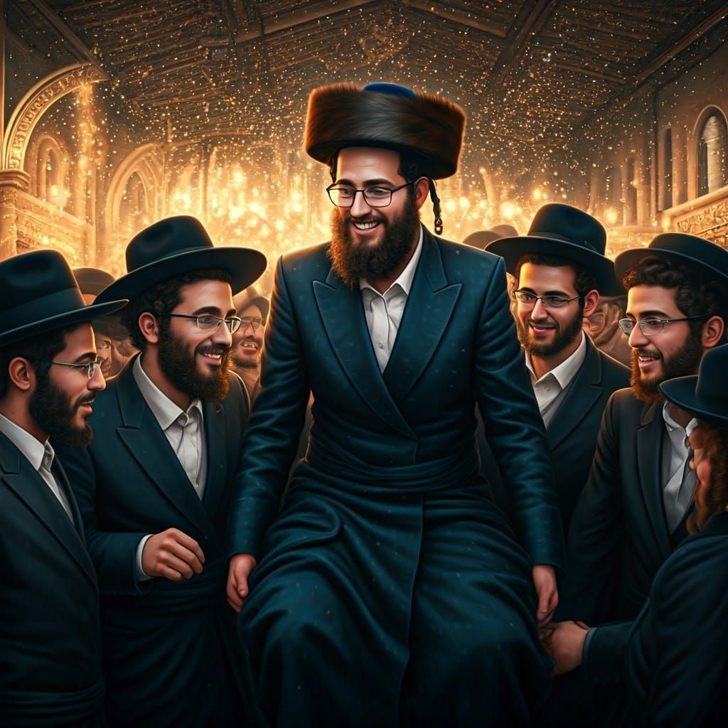 Traditional Haredi Wedding Celebration in Jerusalem