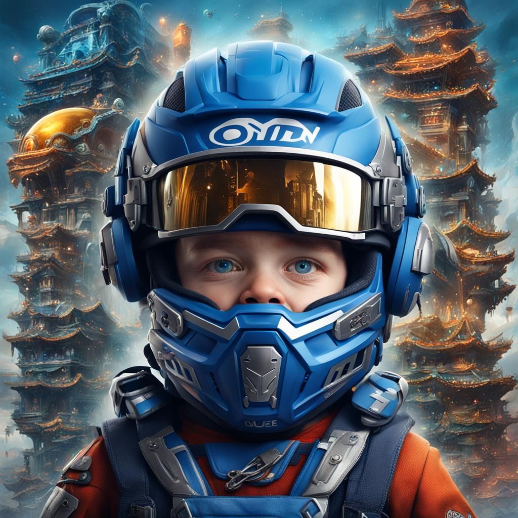 El casco que transmite el sueño de un niño