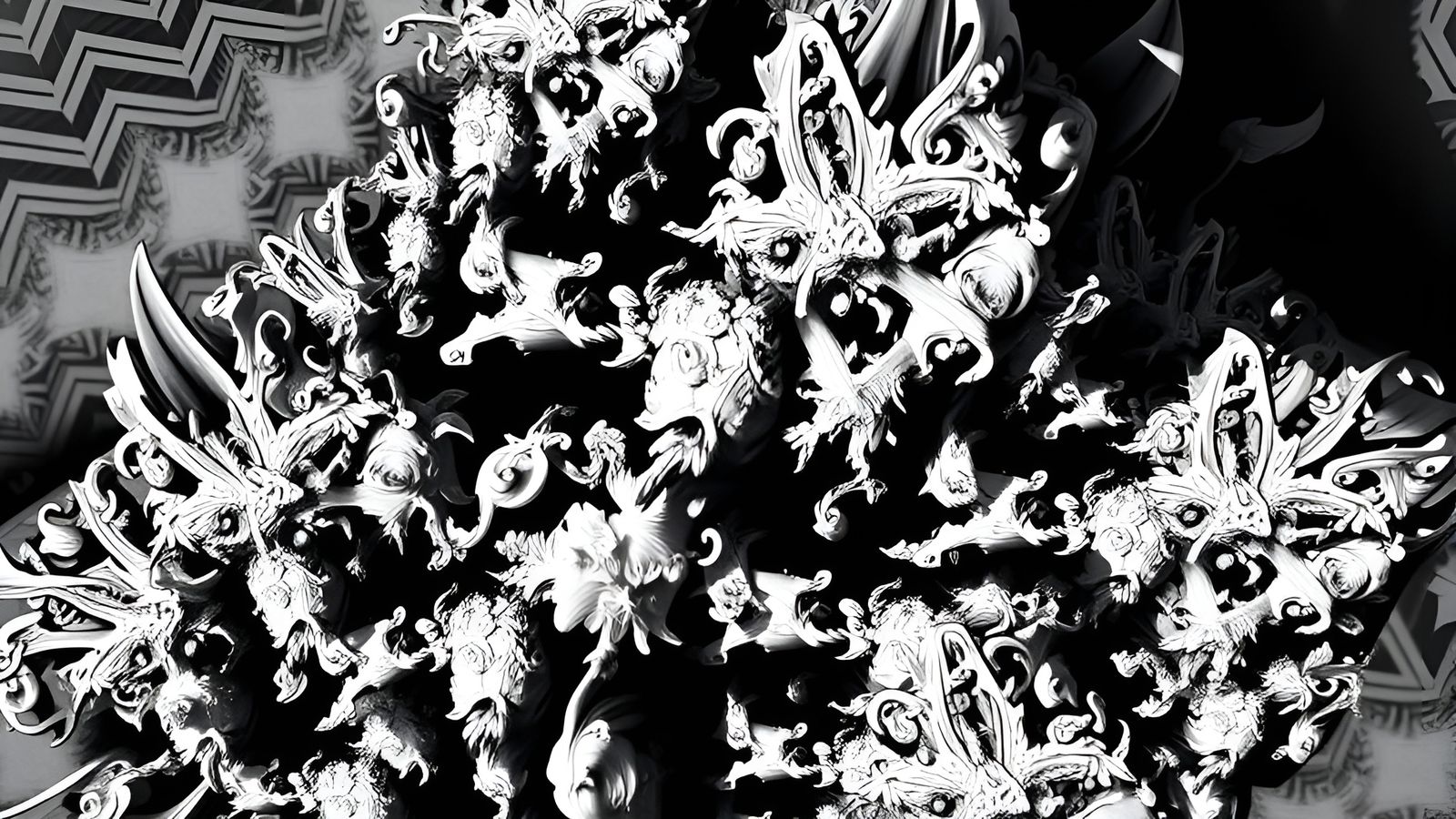 Fractal Ouroborean Monstrosity in 2D