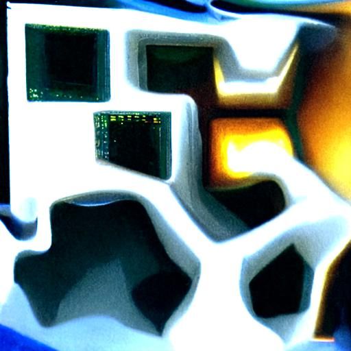 Fractal Computer Still Life Painting