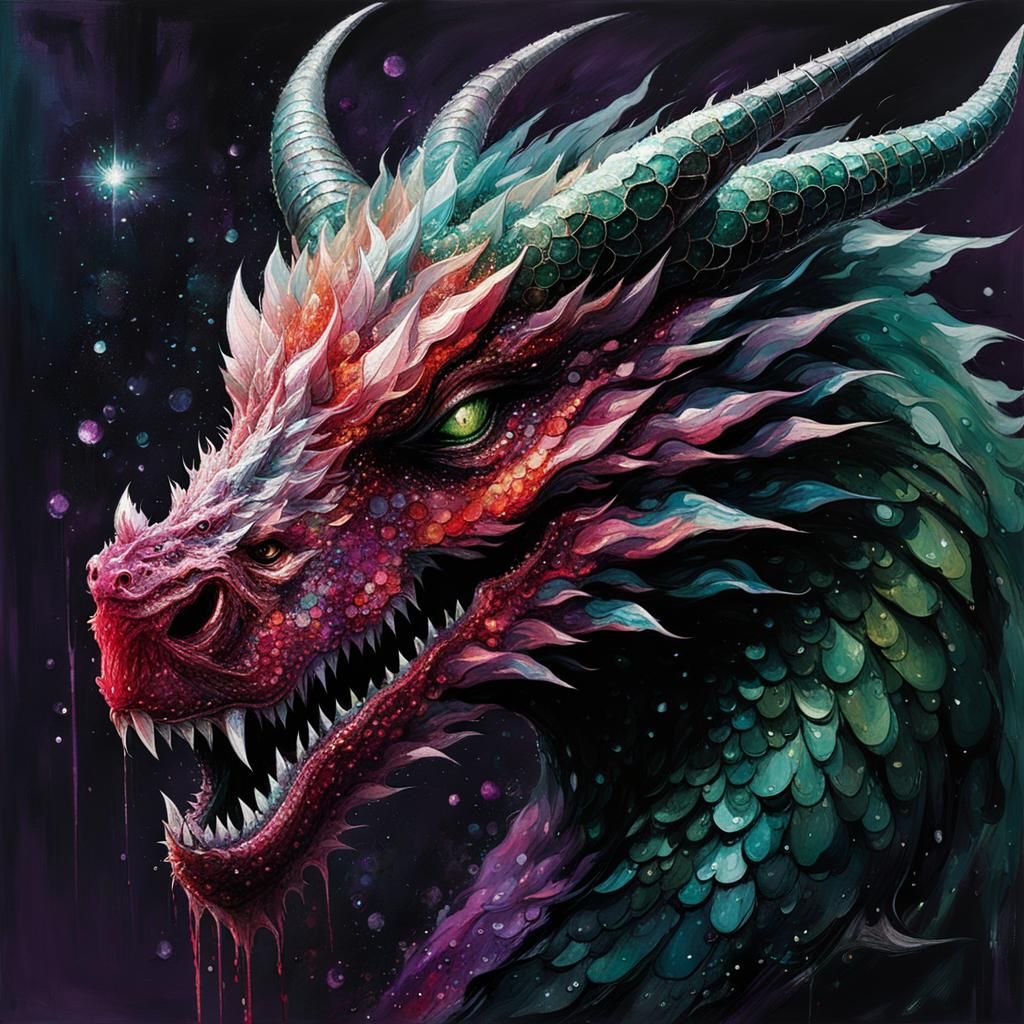 Green eyed wyvern