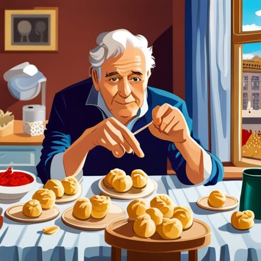 Garlic Knots Whimsical Airport Arrival