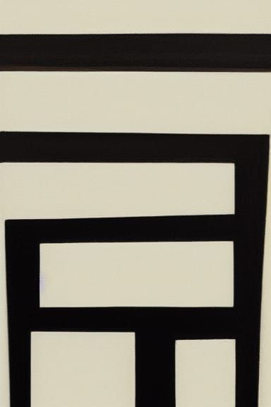 Geometric Abstraction Portrait in an AI Art Style