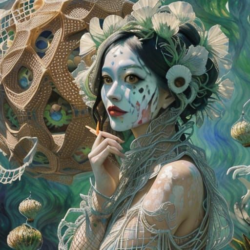 Surrealist Bio-Design Fashion with Octopus-House Model