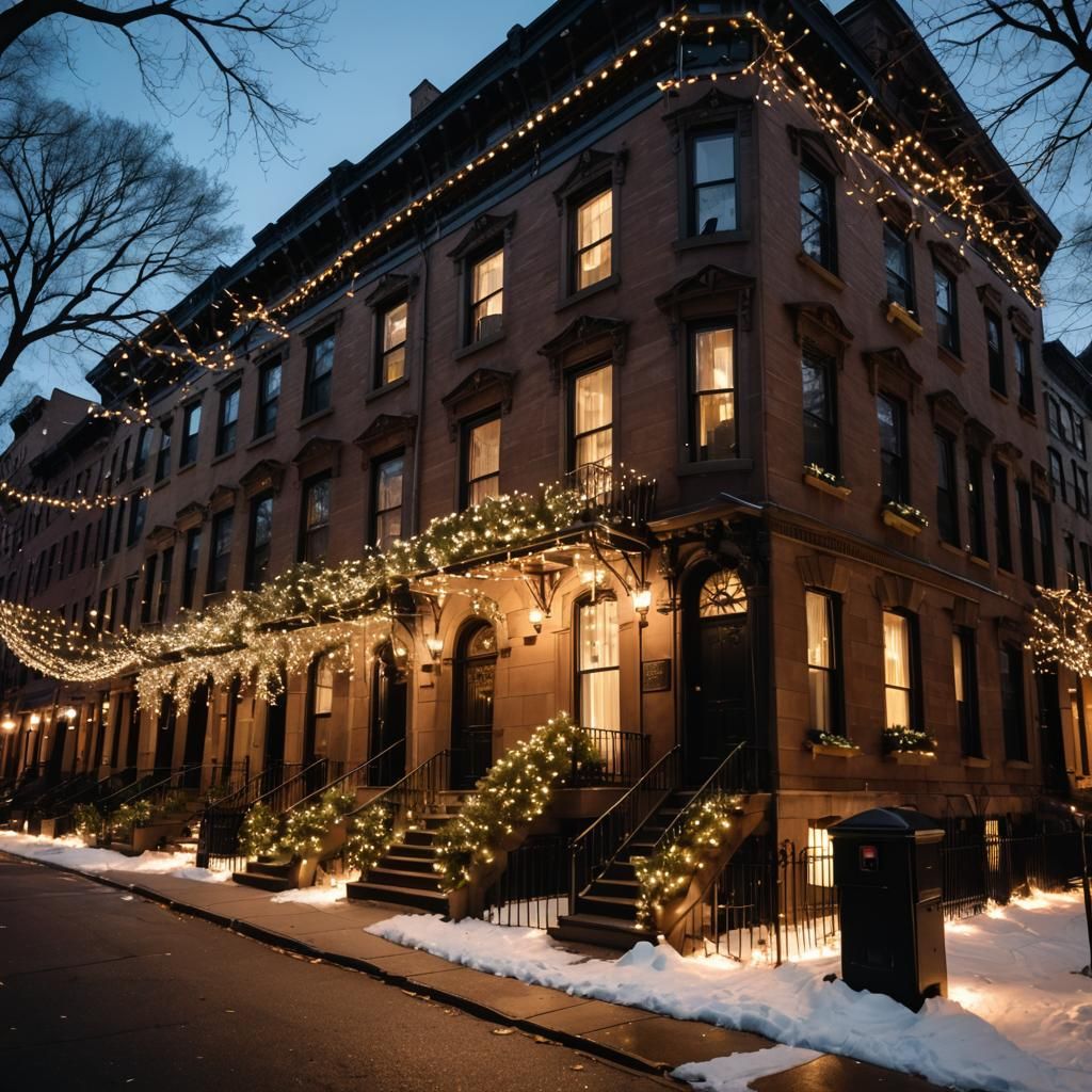 A brisk NYC evening.