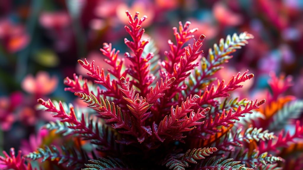 Hyperrealistic Asplenium Nidus Bethel Concept Art