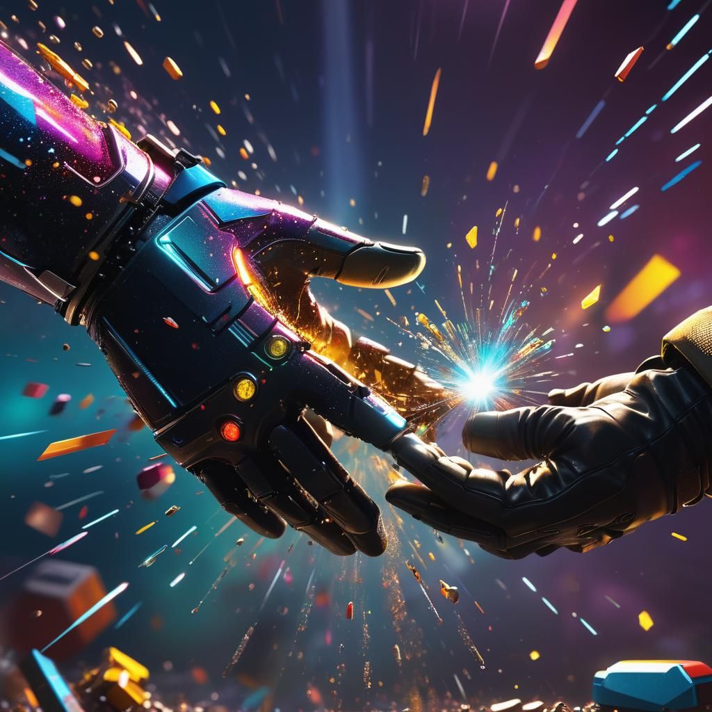 Mailman Shrinking with Sci-Fi Ray: Hyperrealistic Concept Ar...