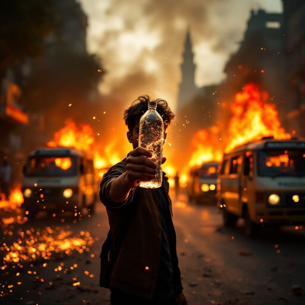 Epic City Uprising Brought to Life in Cinematic 8K