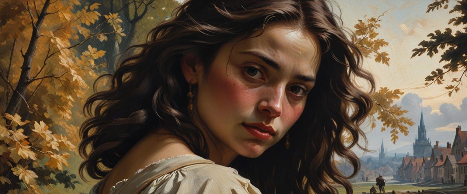 Dutch Portrait in Warm, Rich Tones