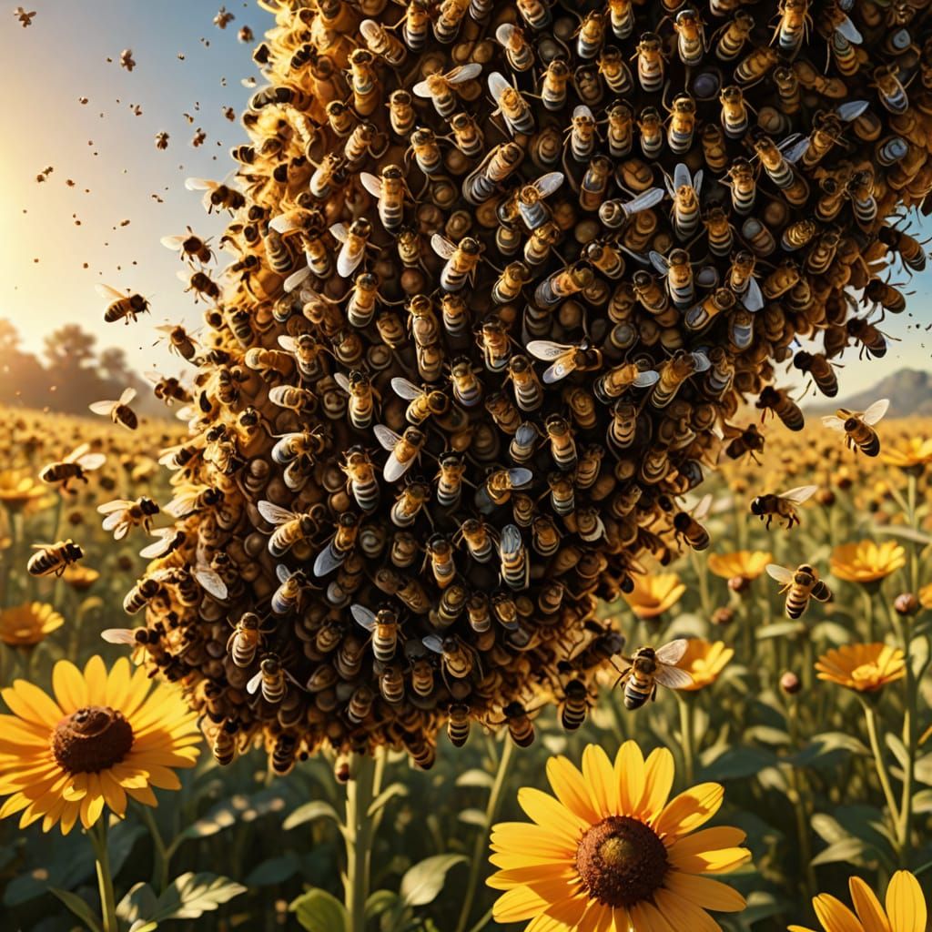 Swarm of bees