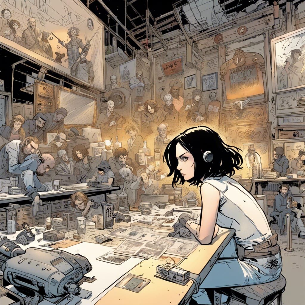 Alita investigating 🔎