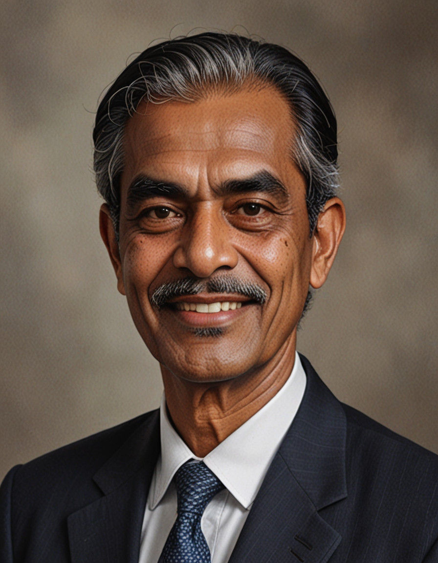 Portrait of a Middle-aged Man with a Distinctive Beard