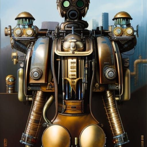 Steampunk City of the Great Machine