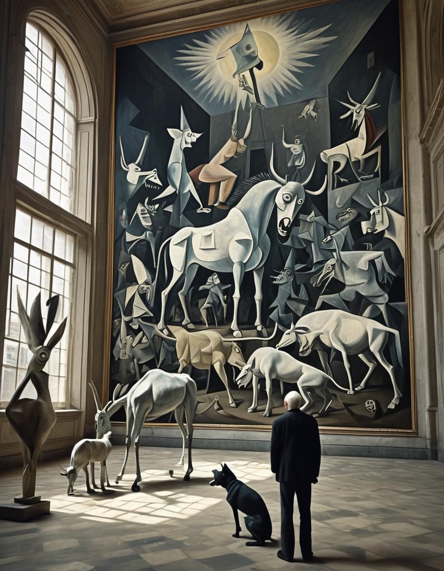 Guernica Characters Come Alive: Hyperrealistic Photography