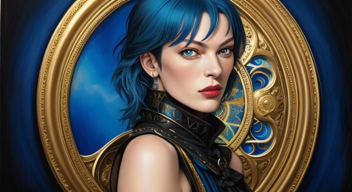 Surreal Portrait in Salvador Dali Style