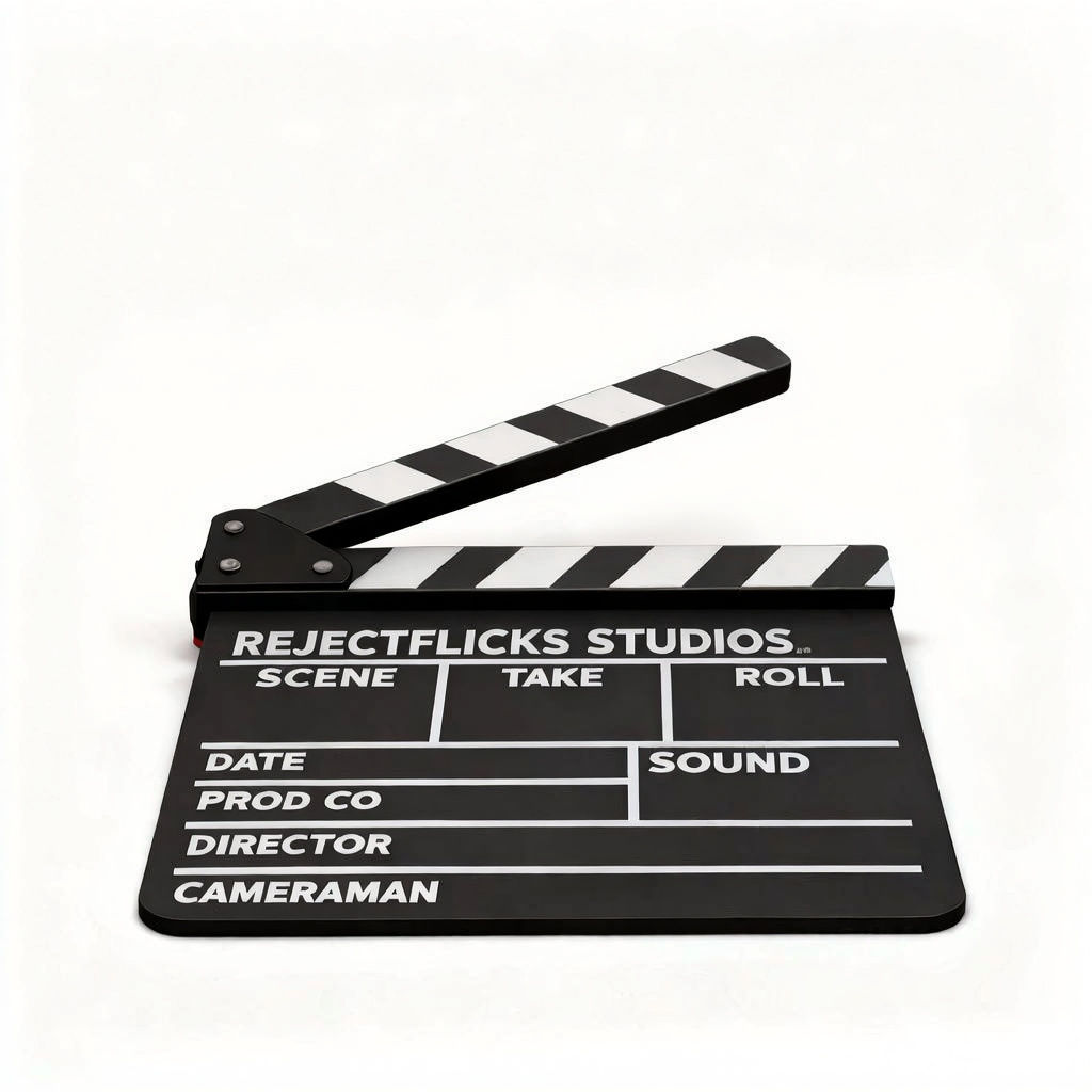 Director's Clapperboard for Rejectflicks Studios