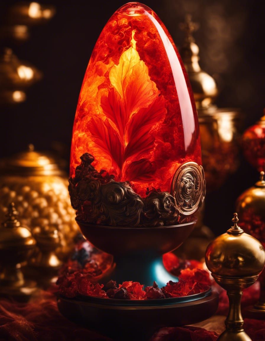 Colorful Fantasy Lava Lamp with Volumetric Lighting