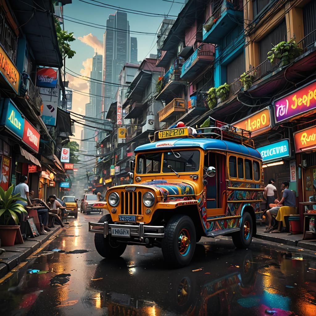 The Filipino Jeepney: Vibrant. Symbolic. Iconic.