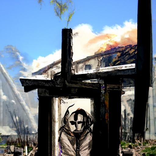 Symbolic Representation of Purpose, Fire, and Death