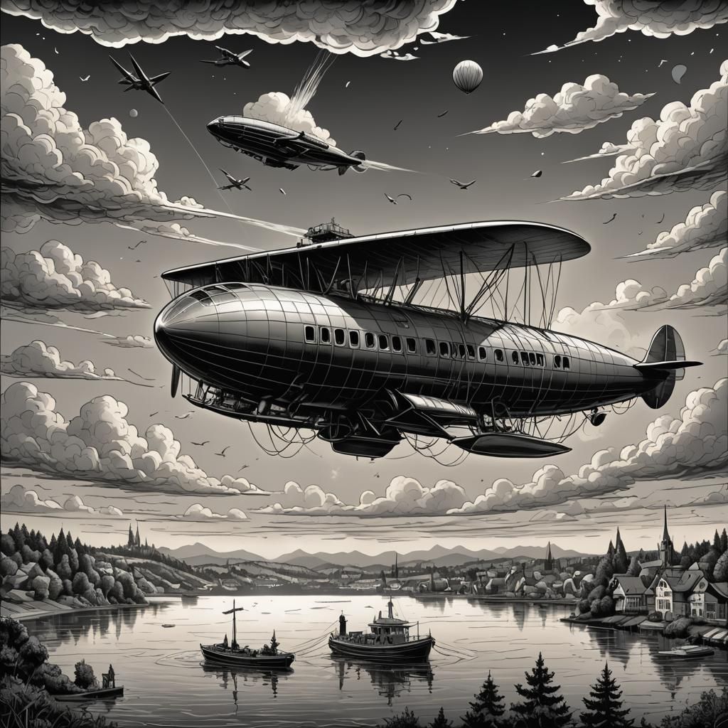 Futuristic Zeppelin