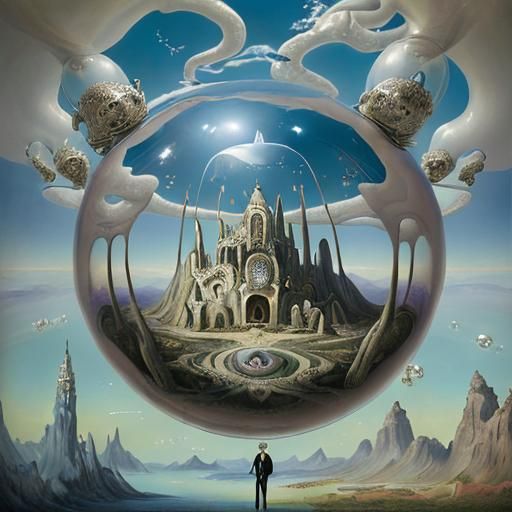 Surreal Utopia: A Dreamscape Painting