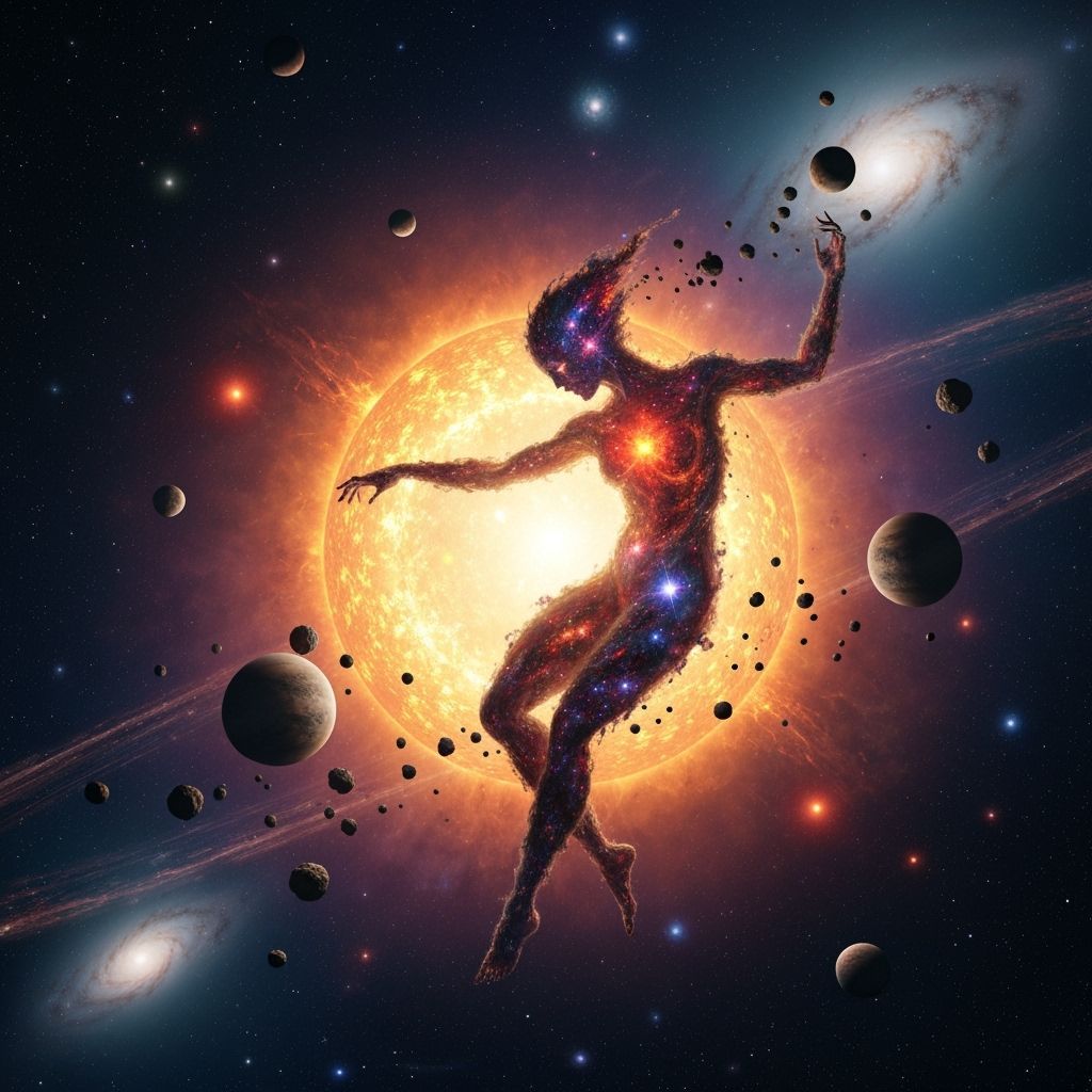 Sentient Nebula Dances Among Dying Star Remnants