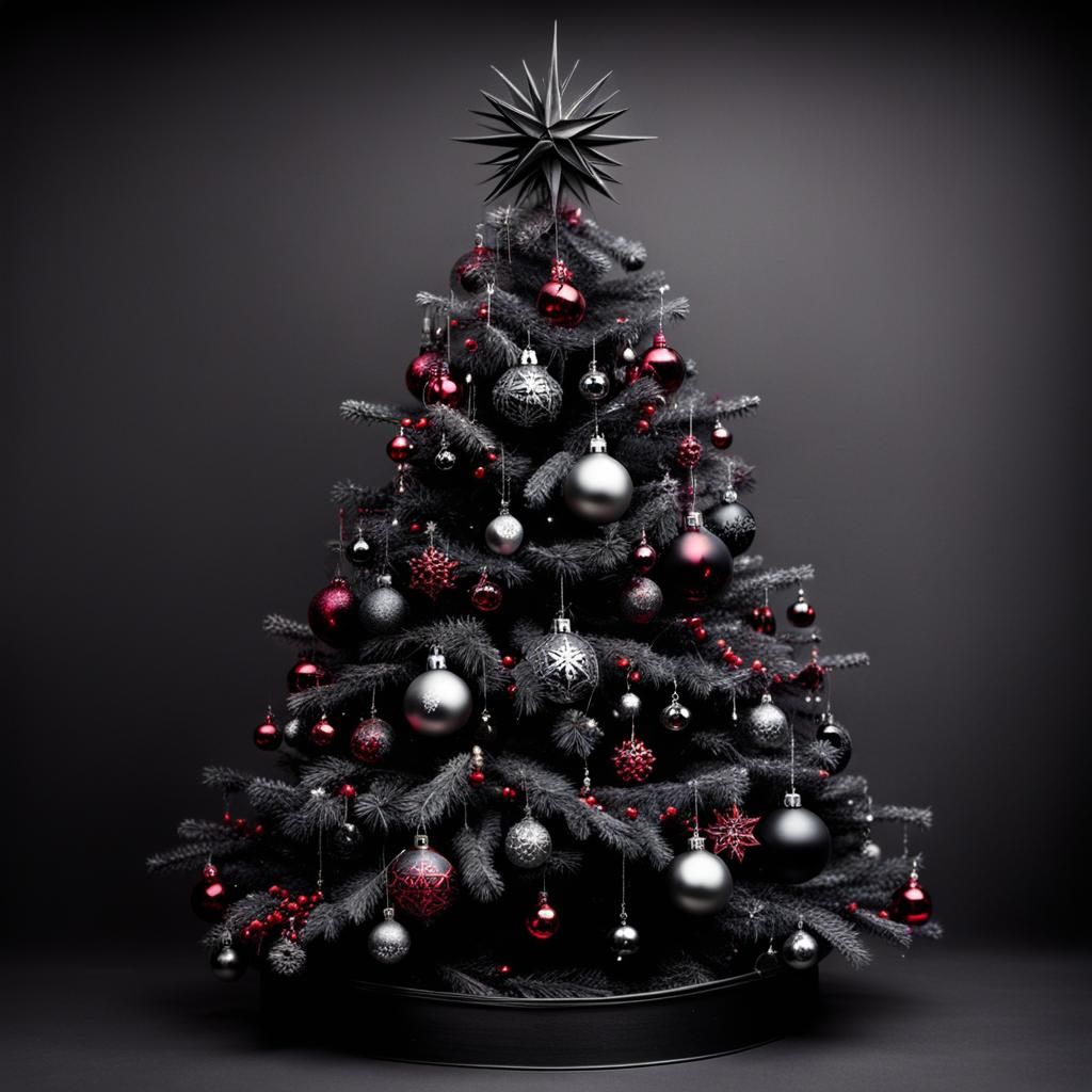 Punk Goth Christmas Tree Decoration