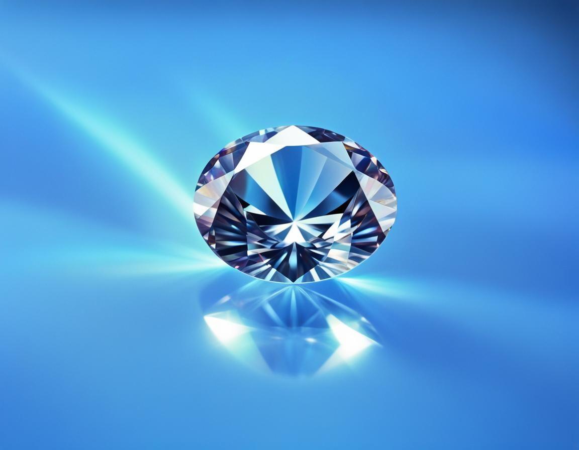 Singular Brilliant Cut Gem in a Stellar Field