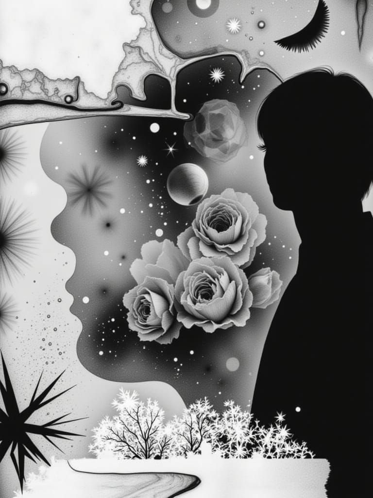 Vibrant Red Rose with Dew Drops in Morning Light